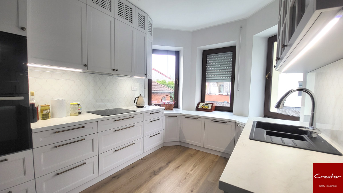 Kuchnia na wymiar w stylu retro